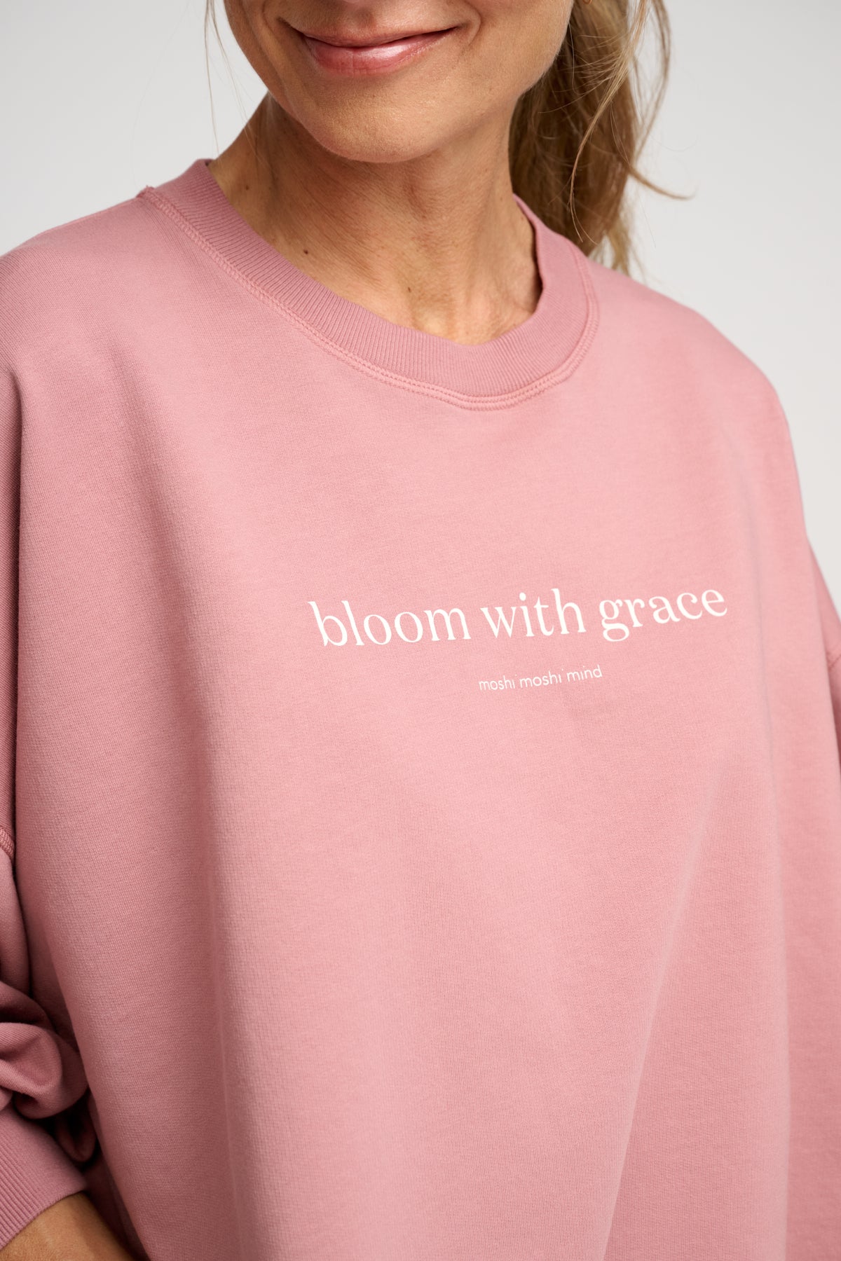 Mantra sweatshirt - Vintage rose